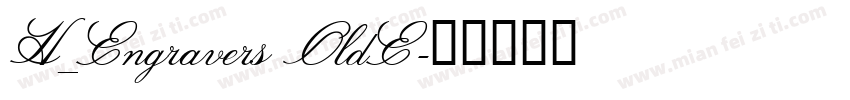 H_Engravers OldE字体转换